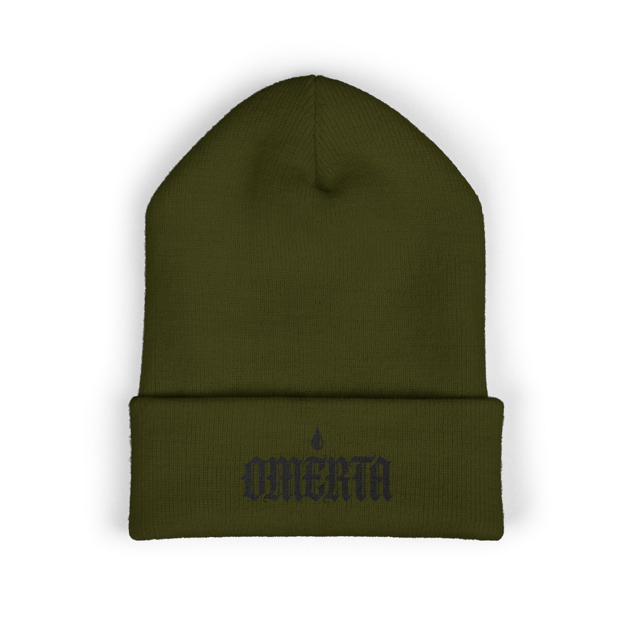 OMERTA Cuffed Beanie Embroidered