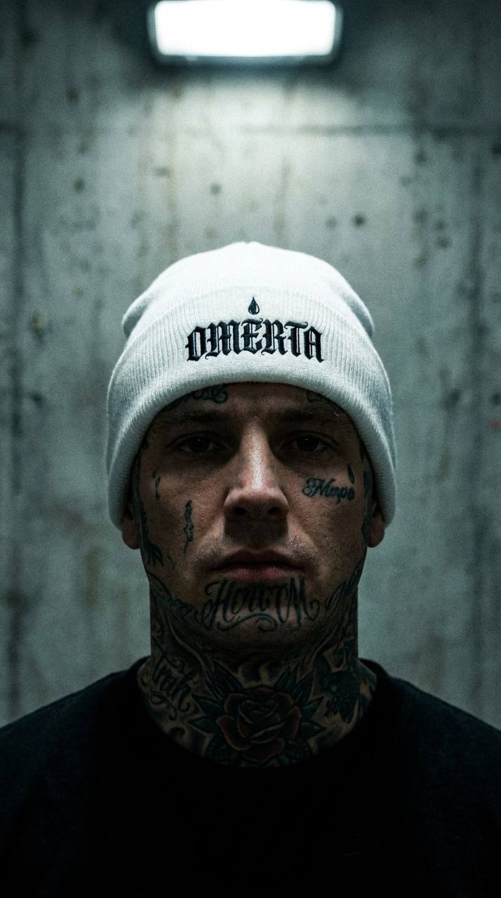 OMERTA Cuffed Beanie Embroidered