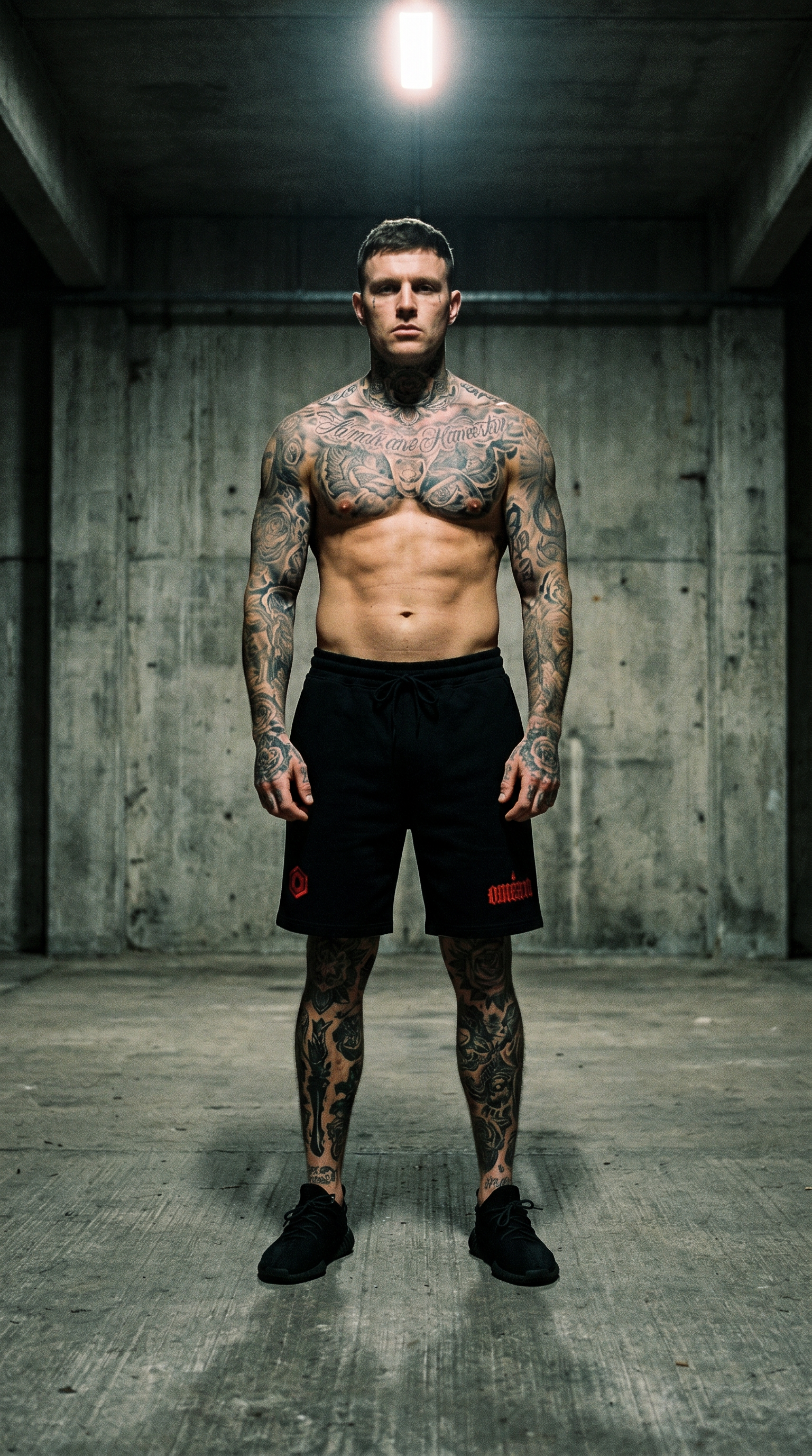 OMERTA Men's fleece shorts