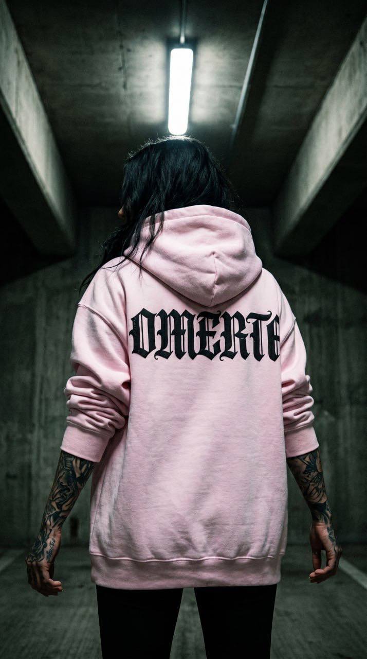 OMERTA Heavy Multi Logo Hoodie