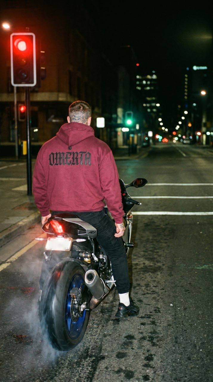 OMERTA Heavy Multi Logo Hoodie